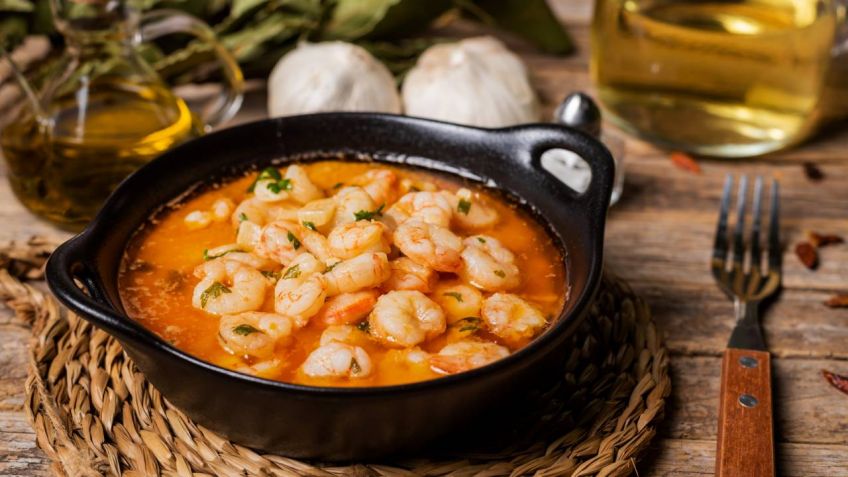 🎄Recetas Navideñas: 🦐 Gambas al Pil-Pil con Aceite Picante de Habanero