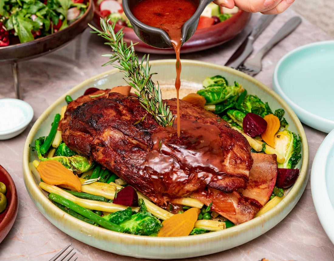 🎄Recetas Navideñas: 🐑 Cordero Asado con Salsa Original