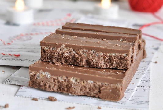 🎄Recetas Navideñas: 🍫 Turrón Casero de Chocolate con Salsa Original