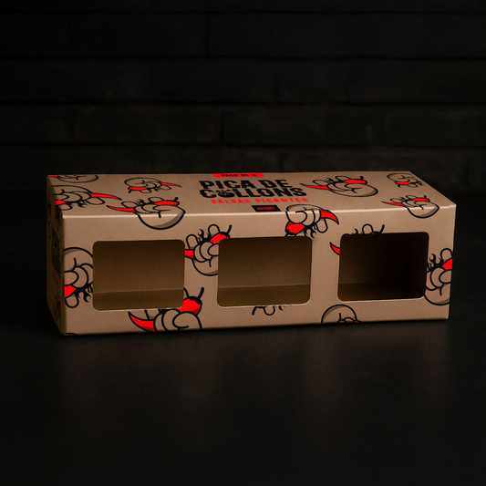 Caja regalo para 3 salsas